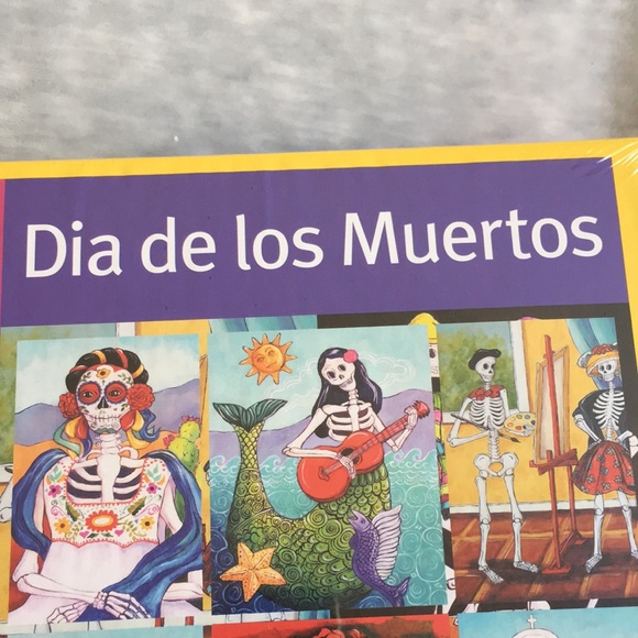 Dia De Los Muertos 1000 Piece Puzzle NWT Hennessy Puzzles 19.25x26.75” - Picture 3 of 16